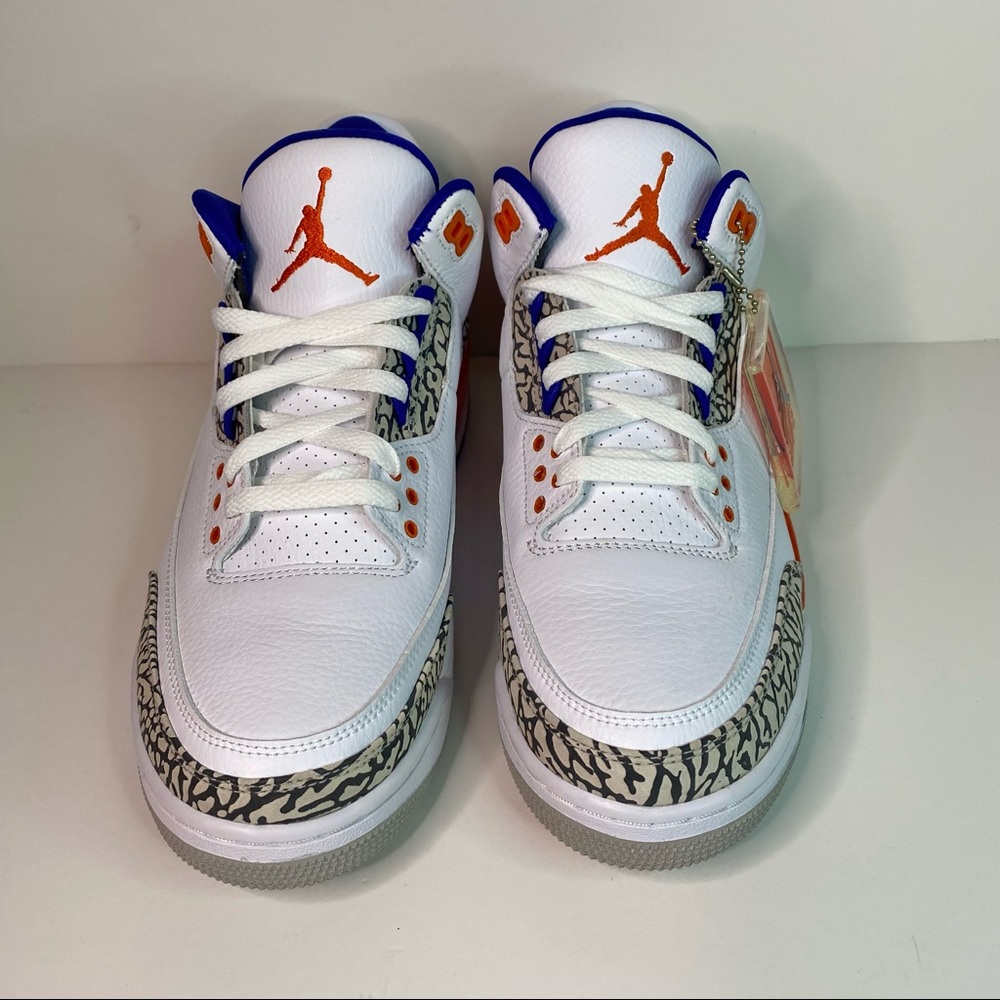 Nike Air Jordan 3 Retro ‘Knicks’ Mens Sz 9 New - Picture 2 of 7